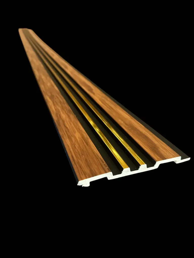 Panel Wall Decor (wood and gold)