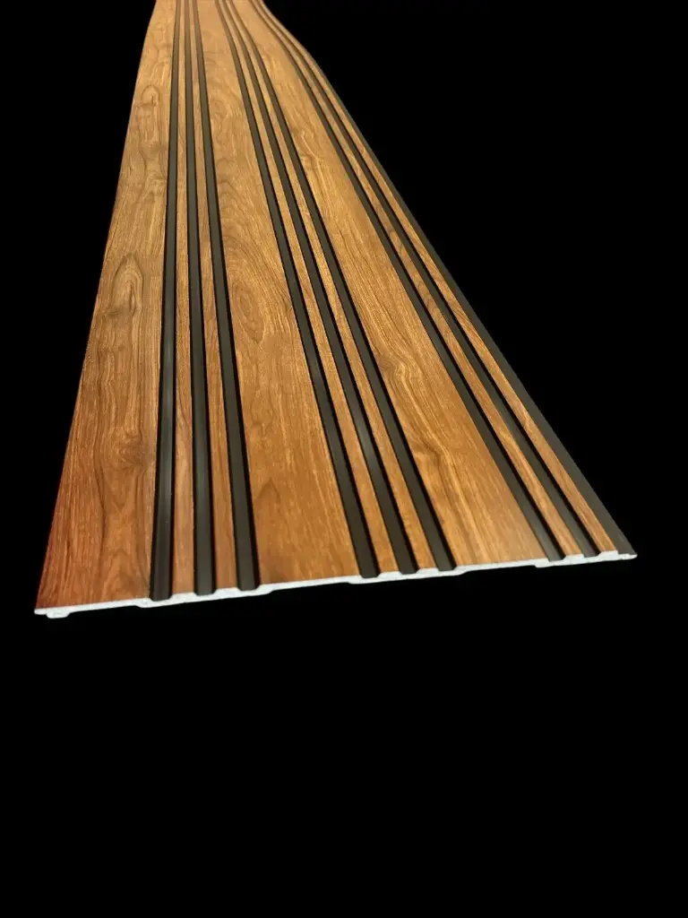 Panel Wall Decor (wood and black)