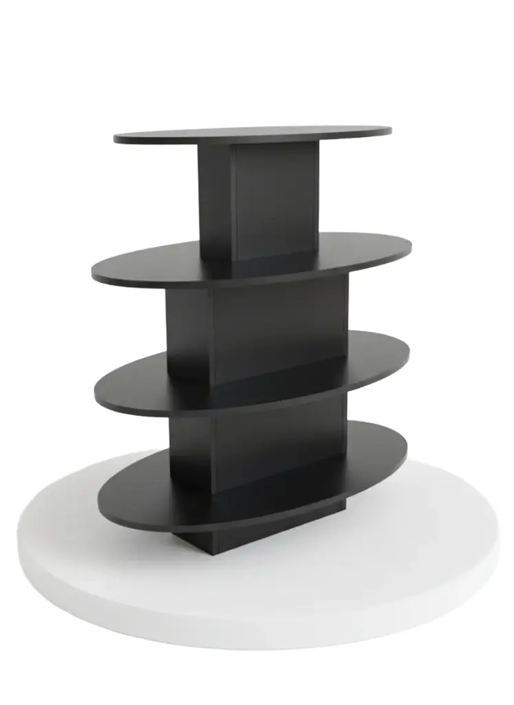 Oval Island Floor Display 4 Layer 