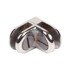 [2-WAY-MTL-CBB] 2 Way L Clip for glass displays