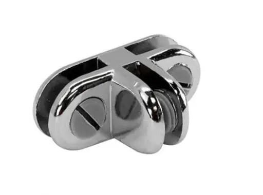 [3-WAY-MTL-CBB] 3 Way T Clip for glass display