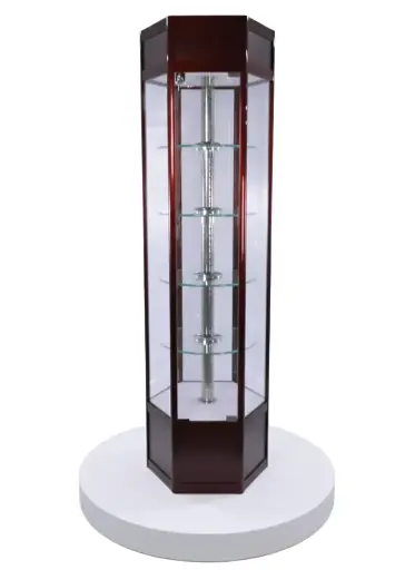 [6FT-JWL-SHW1_SPNR] 6ft Jewelry Showcase with Motor Spinner