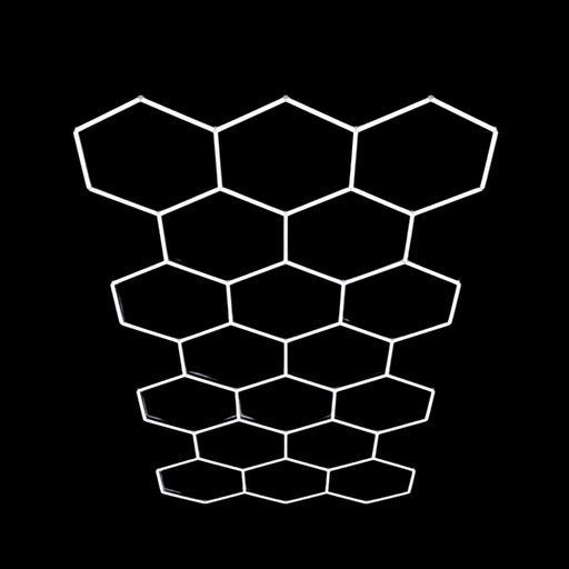 [RRW-LED-LGH-HXG] LED light Set Hexagon (8FTX16FT)