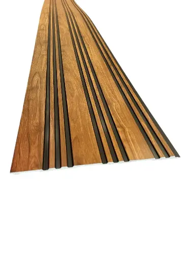 [WP-4] Panel Wall Decor (wood and black)