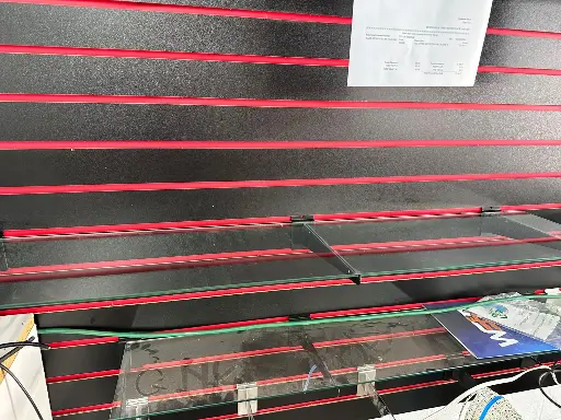 Clear Tempered Glass Shelves