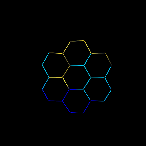 [LED nh7] LED Neon Hexagon (7Hex)
