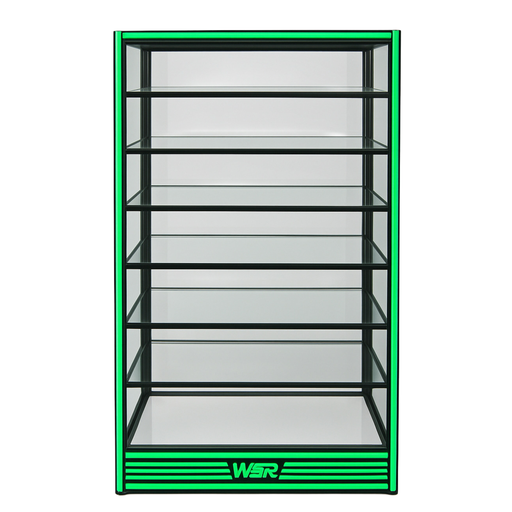 4ft Glass Tall Cabinet 